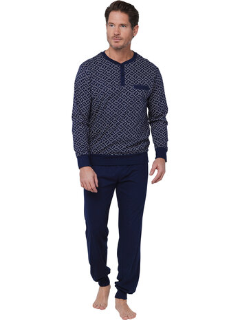 Pastunette Heren Pyjama Dark Blue 122252-544-1-520 | 32101