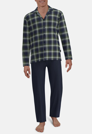 Ceceba Heren Flanellen Pyjama Green 31294-6540-334 | 32442