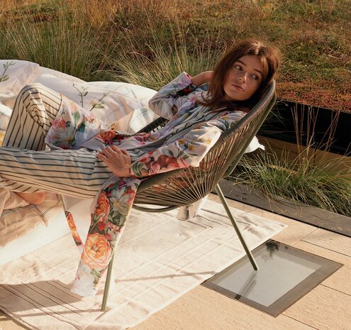 Vandyck Dames Badjas Fleur Cream Tan BAGE25102 | 31404