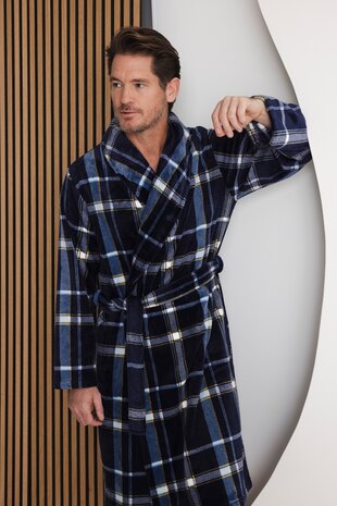 Pastunette Heren Badjas Dark Blue 172252-552-1 | 32269