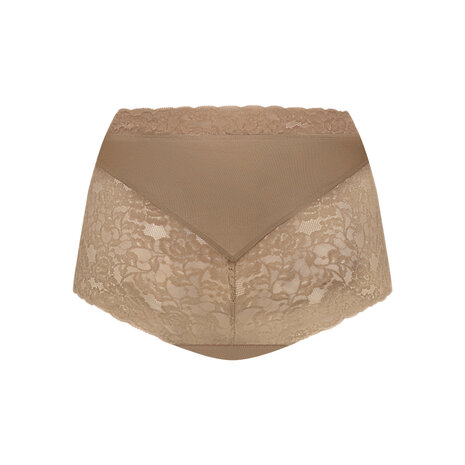 Ten Cate Women Secrets High Waist Brief Lace Back Dusty Sand 31758-5304 | 32528