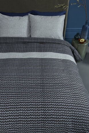 Beddinghouse Flanel Dekbedovertrek River Blue 32176