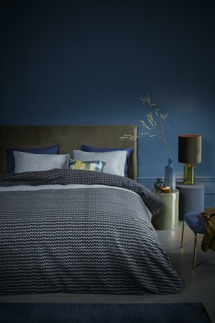 Beddinghouse Flanel Dekbedovertrek River Blue 32176