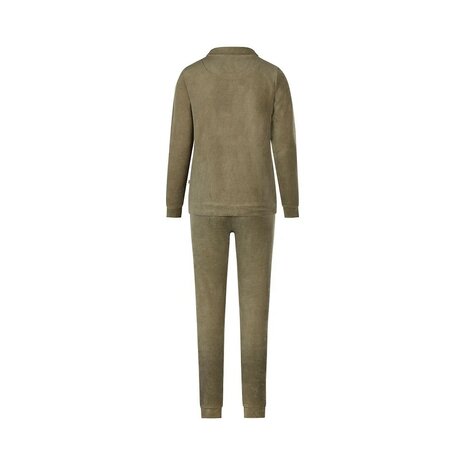 Charlie Choe Dames Velours Huispak Faded Green O57119-38 | 32310