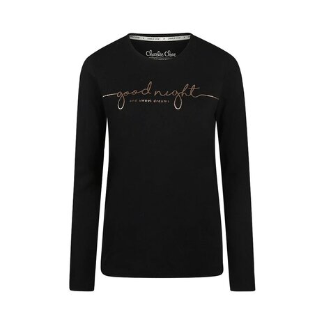 Charlie Choe Dames Shirt Black O57180-38 | 32313