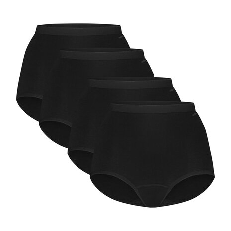 Ten Cate Women Basics High Waist 4-Pack Black 32420-090 | 27168