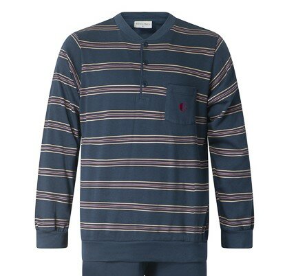 Gentlemen Heren Pyjama  Donkerblauw 11-4298 | 32128