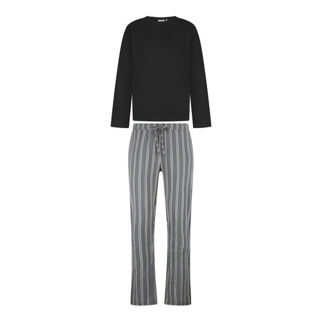 Ten Cate Men Pyjama Antraciet Stripe 60532-6165 | 32464