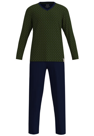 Ceceba Heren Pyjama Dark Green 31288-6533-335 | 32444