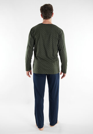 Ceceba Heren Pyjama Dark Green 31288-6533-335 | 32444