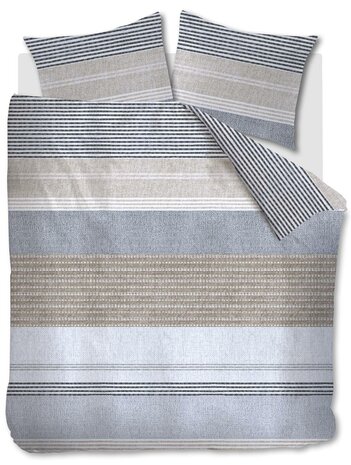 Ariadne At Home Dekbedovertrek Stitches Grey 29090
