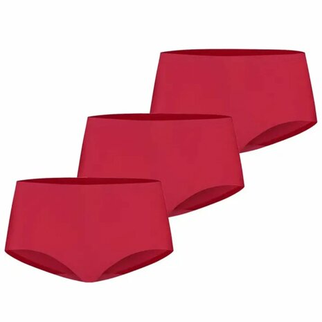 Ten Cate Women Secrets Midi Brief 3-Pack Red 60827-634 | 32662