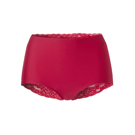 Ten Cate Women Secrets High Waist Brief Lace Back 3-Pack Red 60828-634 | 32666