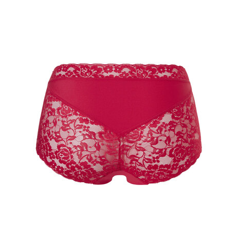 Ten Cate Women Secrets High Waist Brief Lace Back 3-Pack Red 60828-634 | 32666