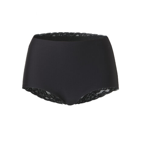 Ten Cate Women Secrets High Waist Brief Lace Back 3-Pack Black 60828-090 | 32665