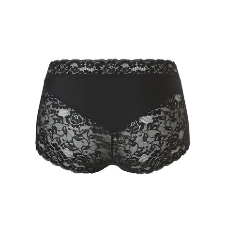 Ten Cate Women Secrets High Waist Brief Lace Back 3-Pack Black 60828-090 | 32665