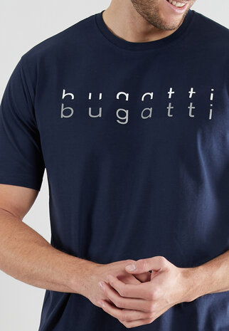 Bugatti Heren T-Shirt Blue 54069-6074-630 | 31426