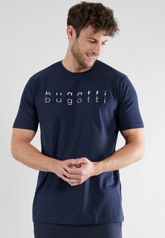 Bugatti Heren T-Shirt Blue 54069-6074-630 | 31426