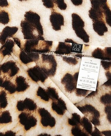 Zo!Home Plaid Leopard Brown 32795