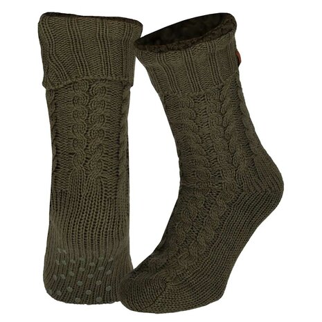 Apollo Heren Huissokken Groen 121748007 | 32479