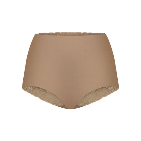 Ten Cate Women Secrets High Waist Brief Lace Back Dusty Sand 31758-5304 | 32528