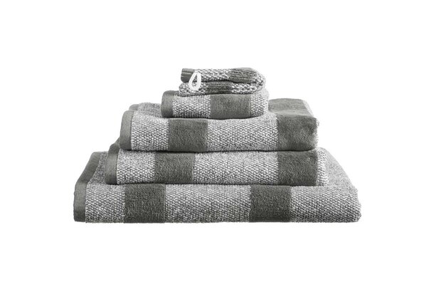 Beddinghouse Badgoed Sheer Stripe Antraciet 21151