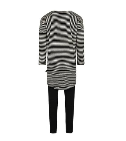 Charlie Choe Meisjes Big Shirt Set Black Q53007-41 | 30606