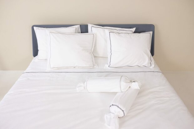 Livello Kussensloop ZigZag White/Antraciet SL LIN1739AN | 30147 -30148