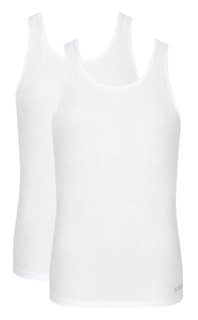 Sloggi Men Go ABC 2.0 Tanktop 2-Pack White 10217898-003 | 30035