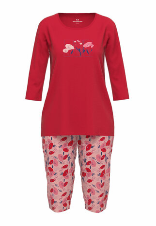 G&ouml;tzburg Dames Pyjama Red 250152-4009-455 | 29716