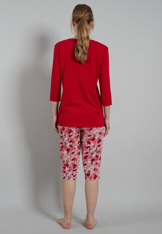 G&ouml;tzburg Dames Pyjama Red 250152-4009-455 | 29716