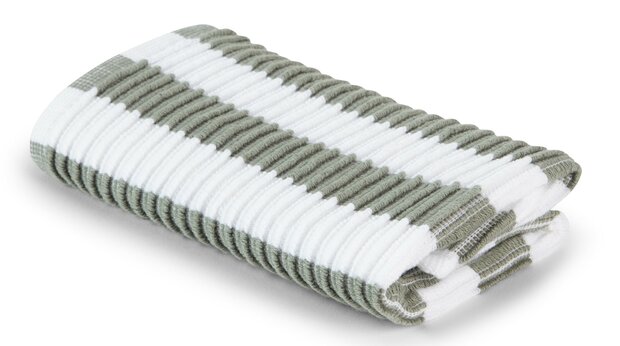 Linolux Vaatdoek White/Grey Green WD508 | 28918