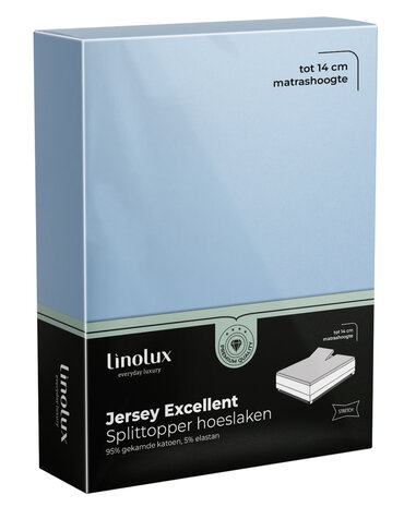 Linolux Jersey Excellent Splittopper Light Blue BLLNX33SHL | 26020