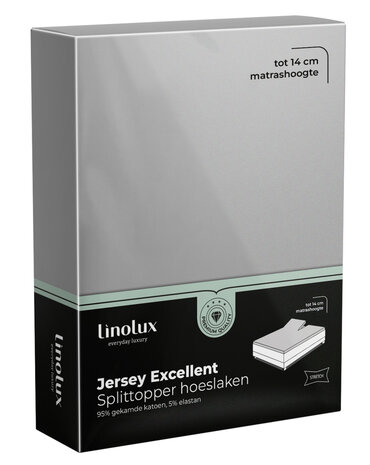 Linolux Jersey Excellent Splittopper Light Grey BLLNX33SHL | 25172