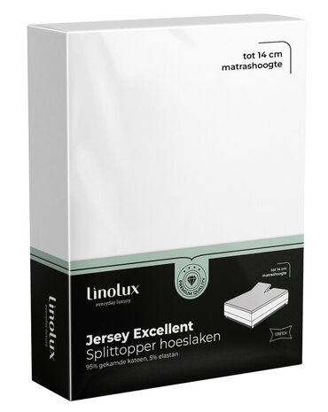 Linolux Jersey Excellent Splittopper Wit BLLNX33SHL | 25170 