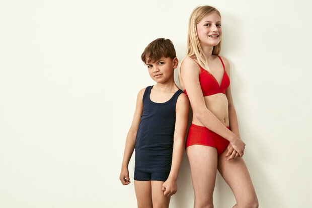 Ten Cate Girls Hipster 2-Pack Red 31985-3035 | 24893