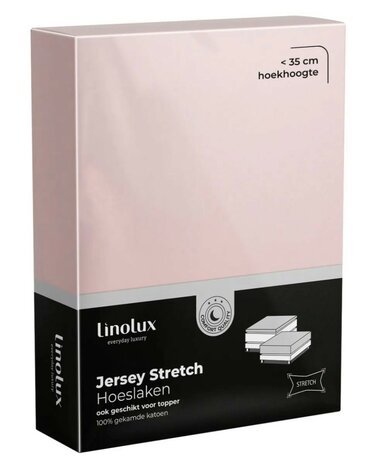 Linolux Jersey Stretch Hoeslaken Blossom BLLNX15-624BL | 15397
