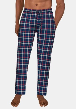 Tom Tailor Heren Woven Broek Blue Red 71414-5100-434 | 32823