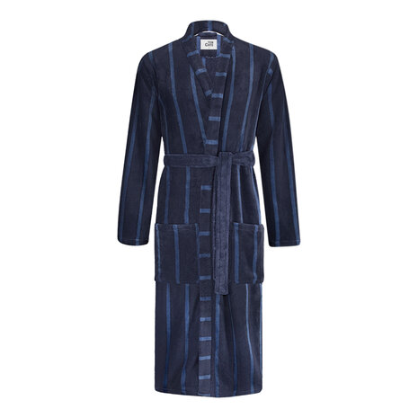 Ten Cate Heren Badjas Navy Stripe 60576-6186 | 32570