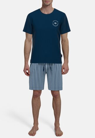 Tom Tailor Heren Shortama Dark Blue 71427-4012-633 | 32785
