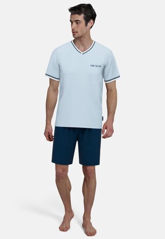 Tom Tailor Heren Shortama Light Blue 71426-4012-610 | 32786
