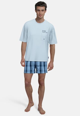 Tom Tailor Heren Shortama Light Blue 71455-4012-640 | 32788