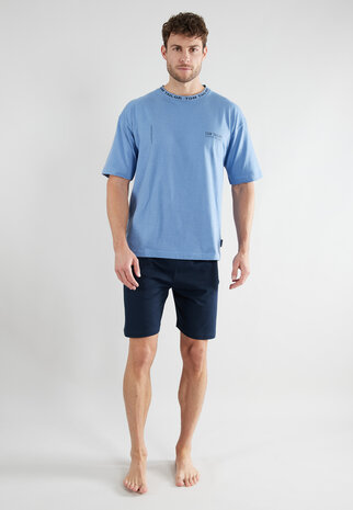 Tom Tailor Heren Shortama Blue 71439-4009-651 | 32790