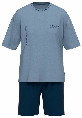 Tom Tailor Heren Shortama Blue 71439-4009-651 | 32790