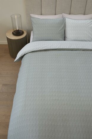 Rivi&egrave;ra Maison Dekbedovertrek Twisted Grey Green 32917