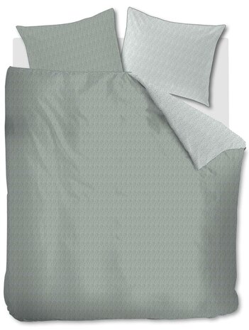 Rivi&egrave;ra Maison Dekbedovertrek Twisted Grey Green 32917