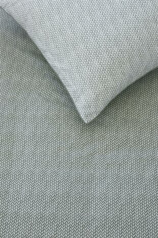 Rivi&egrave;ra Maison Dekbedovertrek Twisted Grey Green 32917