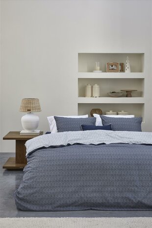 Rivi&egrave;ra Maison Dekbedovertrek Twisted Blue 32916