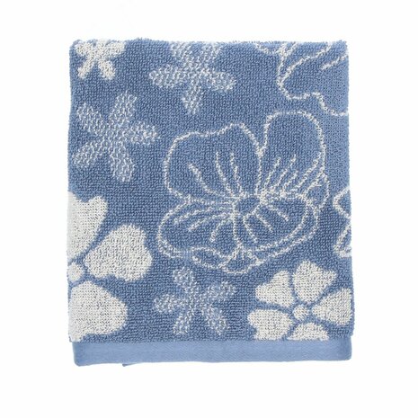 Bunzlau Castle Keukendoek Flowerbed Grey Blue 6381-G | 32895