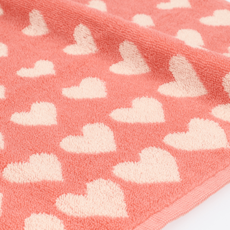 Bunzlau Castle Keukendoek Hearts Pink 5449 | 33108